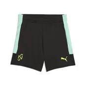 PUMA Neymar Jr. Creativity Training Shorts Youth, Shop, Black/Yellow Alert/Mint Jelly, 5-6Y