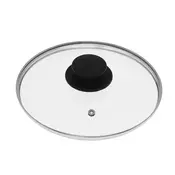 Pokrov 22cm/steklo, inox rob