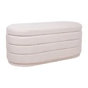 Homestar Klop HIRO 104x44x44 cm bela z shranjevalnim prostorom