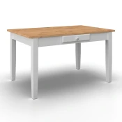 Bessagi Home Jedilna Miza Camden, Bela, Barve Bora, 140x90
