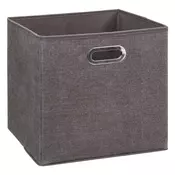 FIVE Kutija za odlaganje 31x31x31cm karton/pp/metal braon