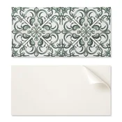 shumee PVC plošča z motivom, enostavna dekoracija za jedilnico 100x50 cm, rastlinski vzorec v simetriji