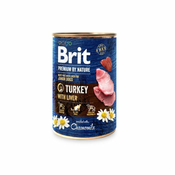 Brit Premium by Nature puretina s jetrom, konzerva, 400g