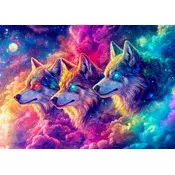 Enjoy - Puzzle Kozmični volkovi - 1 000 kosov