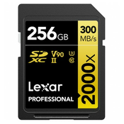 Lexar SDXC 256GB UHS-II V90 (R:300/W:260MB/s)