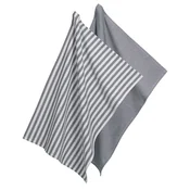 Kela Krpa za posodo CAJA, 2 kos, 55 % bombaž/45 % bambus, siva, 70 x 50 cm