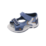 Chicco Odprti čevlji Facci moder denim/kari/siva