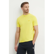 Majica kratkih rukava Karl Lagerfeld za muškarce, boja: žuta, bez uzorka, 542221.755051
