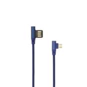 SBOX KABEL USB A Muški -> Micro USB Muški 90°, 1.5 m Plavi, (08-usb-micro-90-bl)