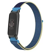 INF Združljiv z Fitbit Luxe - Nastavljiv športni zapestni pas iz najlona MultiColor, (5000116910)