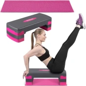 Neo-Sport Vježba korak 3 razine NS-400 ružicasta
