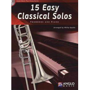 15 EASY CLASSICAL SOLOS TROMBONE AND PIANO +CD