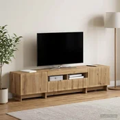 5-delna LED TV omarica Artisan hrast Inženirski les