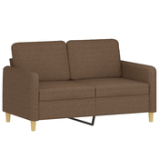 vidaXL vidaXL Kavč dvosed rjav 120 cm blago, (20928865)