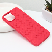TERACELL Torbica Weave case za iPhone 13 6.1 crvena