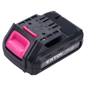 Baterija Extol 12V Li-ion za stroj 402401 in polnilec 402400D, 3 pedala; 1300 mAh
