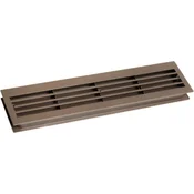 Prezračevalna rešetka za sobna vrata,454 x 90 mm,TS 40 mm, umetna masa rjava