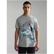 Grey mens T-shirt NAPAPIJRI Forsteri - Men