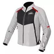 Ljetna motoristicka jakna LS2 Breeze, bijela/crna/crvena