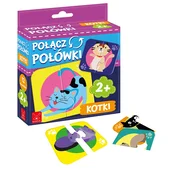 shumee Povežite polovice. Muce