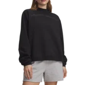 Under Armour Mikica Icon Fleece Wordmark Mock Neck