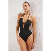 Trendyol Milla Ženski kupaci kostim Tbess25My00006, Crni