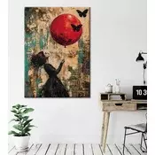 Wallity Dekorativna slika na platnu, 50x70cm, Šarena