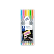 STAEDTLER FLOMASTRI FINELINER TRIPLUS, 6/1 v etuiju