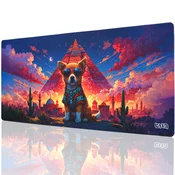 TILT Podloga za miško Corgi and Pyramid 90x40
