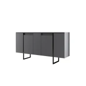 Hanah Home Luxe Komoda, Sivo-Crna