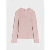 Sinsay - Rebrasti džemper - pastelno roze