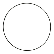 Rayher Obroč kovinski, 25 cm, črn, (20633984)
