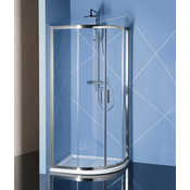 Četrtkrožna kabina za prho EASY LINE, 1200 x 800 mm, L/D, prosojno steklo - 3