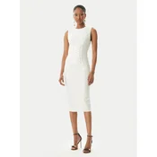 Elisabetta Franchi Cocktail obleka AB76252E2 360 Bela Slim Fit