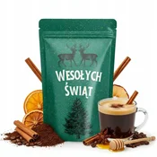 Mleta aromatizirana božična kava MULLED s pikantnim okusom 80 g kot darilo