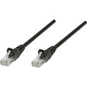 Intellinet RJ45 mrežni priključni kabel CAT 6 U/UTP [1x RJ45-utikač - 1x RJ45-utikač] 2 m crni, Intellinet