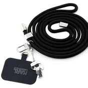 Karl Lagerfeld KARL LAGERFELD obesek KLUCNMSCKIK (Crossbody Cord Ikonik) črna