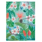Plastična škatla z elastiko Herlitz Ladylike A4, PP, Jungle