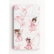MY SWEET BABY Bombažna rjuha za otroško posteljico 120x60 cm - Blossom Fairies