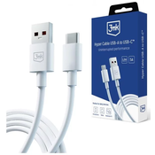 3MK Hyper Cable USB-A to USB-C 5A 60W 1.2m white