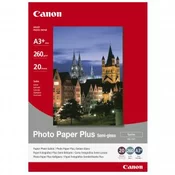 Canon Photo Paper Plus Semi-Glossy, SG-201 A3+, foto papir, polusjajni, satin tip 1686B032, bijeli, A3+, 13x19, 260 g/m2, 20 k