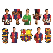 shumee Začasne tetovaže FC BARCELONA Barca Lewy rojstnodnevna zabava 10 kosov.