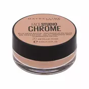 Maybelline FaceStudio Chrome osvetljevalec v gelu 9,5 ml odtenek 20 Metallic Rose