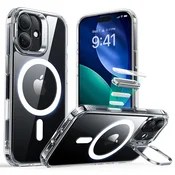 Hibridni ovitek ESR Classic Hybrid HaloLock Kickstand za iPhone 17 - clear