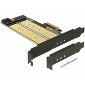 DELOCK Kartica PCI Express kontroler x4 Delock 1xM.2 NGFF + 1x M.2 NVMe + Low Profile 89630