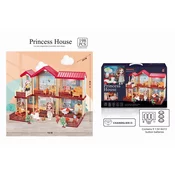 DENIS set za princeskino hišo, luč, baterije, 198 delov, 29-703000