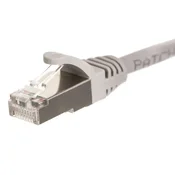 Patchcord RJ45, lita prevleka, kat. 6 FTP/STP, 0,5 m siv