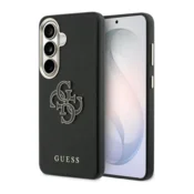 Maska Guess Grained Big 4G Metal Logo za Samsung S26 Plus/ S946B crna