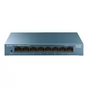 TP-LINK Switch LS108G LiteWave Gigabit 8xRJ-45/10/100/1000Mbps/metalno kućište