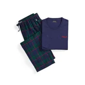 Polo Ralph Lauren Dolga pižama mornarska/temno zelena/grenada